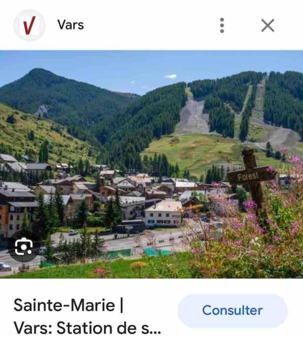 Duplex Avec Belle Terrasse Au Pied Des Pistes Lejlighed Vars  Eksteriør billede